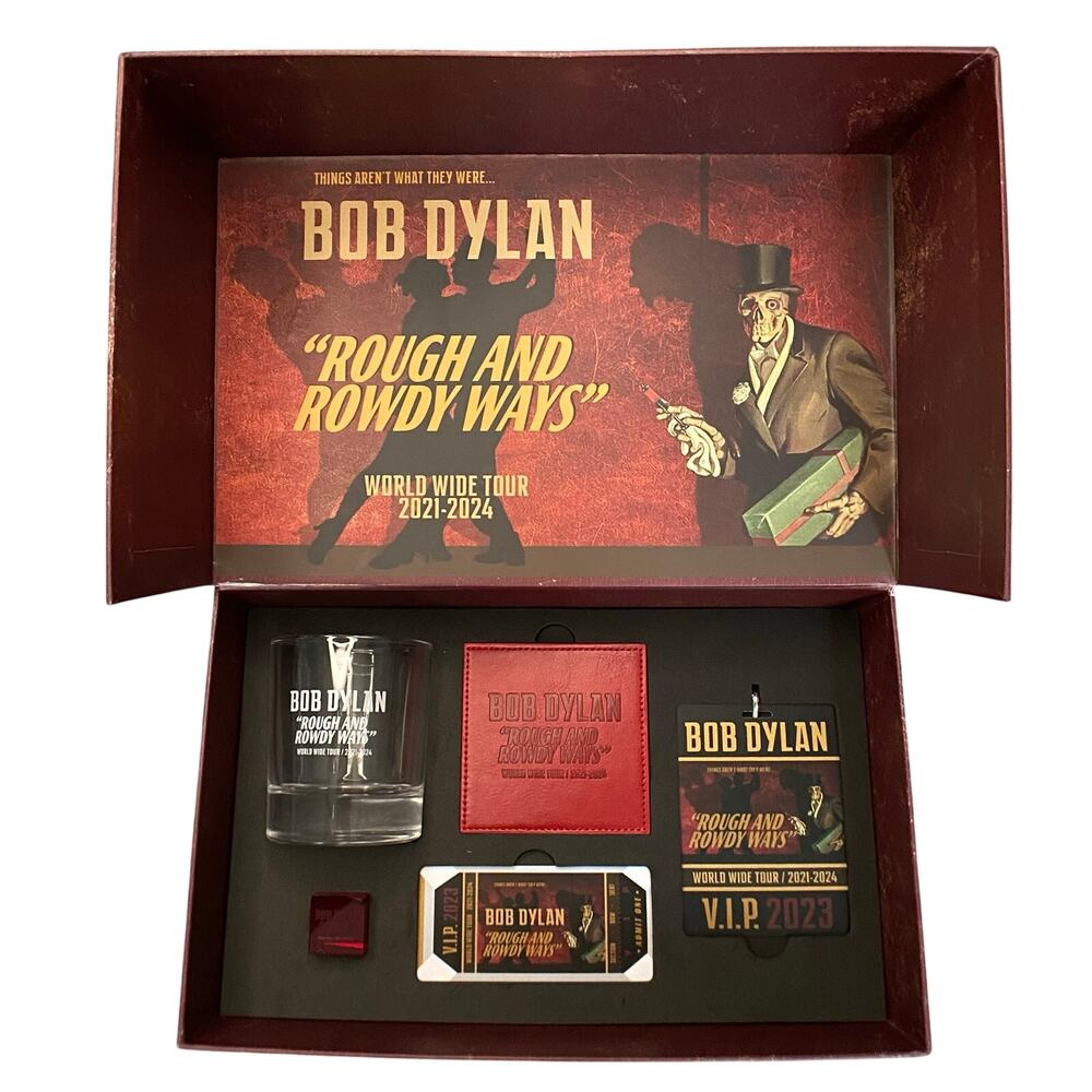 Bob Dylan Rough & Rowdy Ways World Wide Tour 2021-2024 VIP Gift Box 2023 NEW